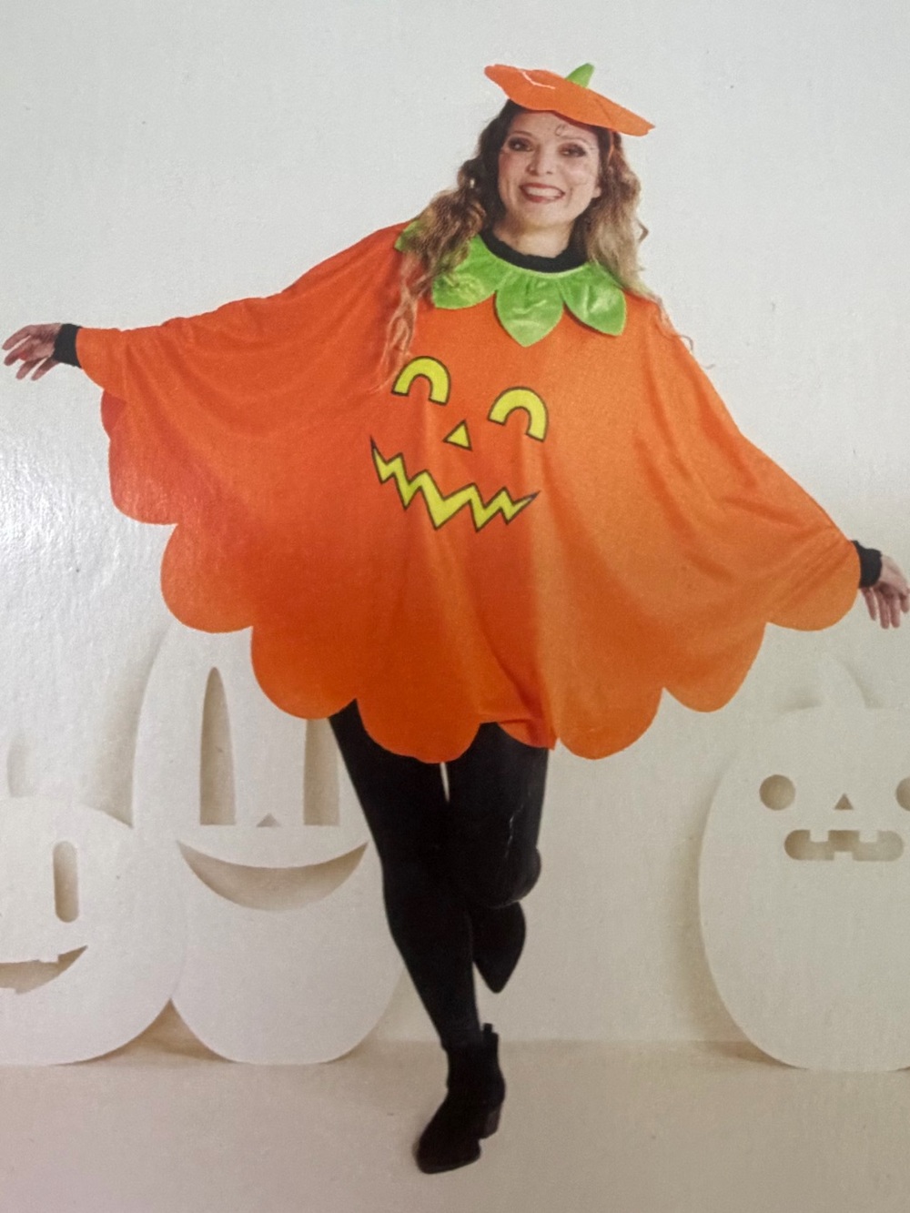 Hyde and EEK! Adult Pumpkin Capelet Costume